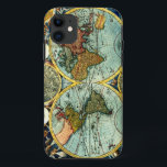 Antique World Map Vintage Globe Art Iphone Case<br><div class="desc">.</div>
