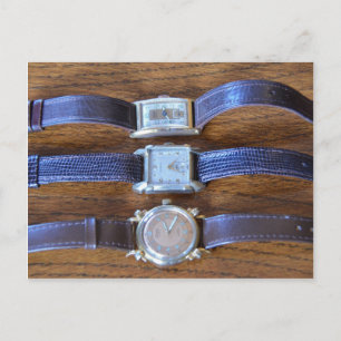 Antique Wrist Watches Postcard