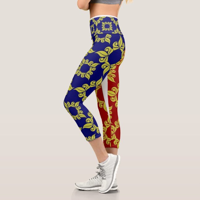 Antique | Zazzle_Growshop. Capri Leggings (Left)