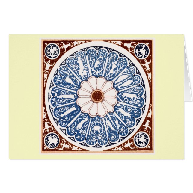 Antique Zodiac Mandala (Front Horizontal)
