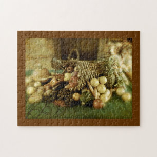 Antiqued Cornucopia Puzzle