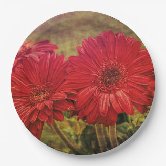 Antiqued Garden Paper Plate