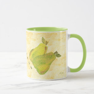 Antiqued Pear Mug