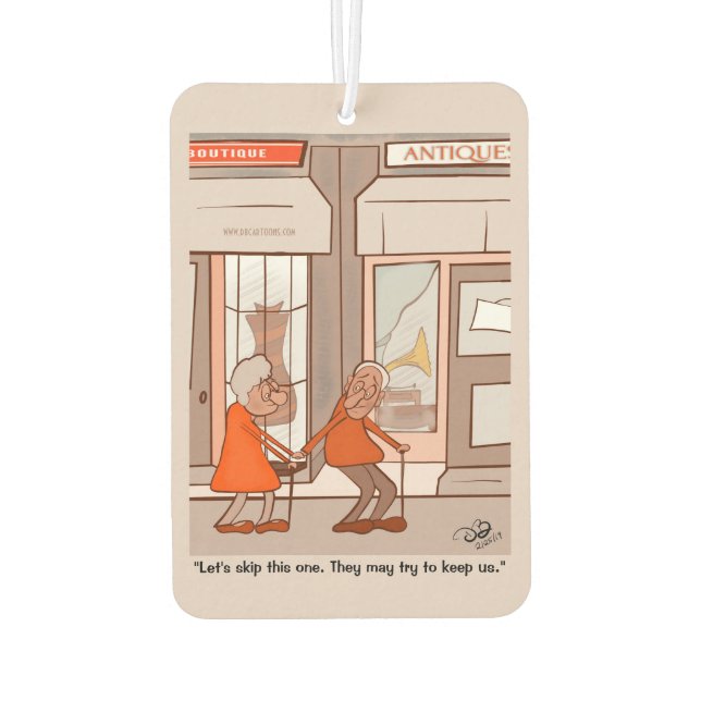 Antiques Air Freshener (Back)