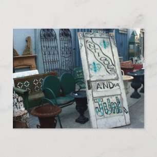 Antiques and Junk, New Orleans Postcard