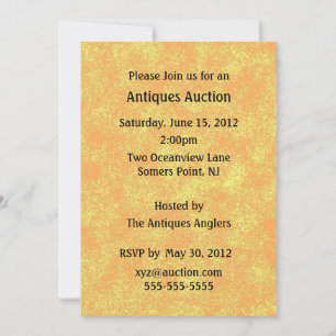 Antiques Auction Invitation