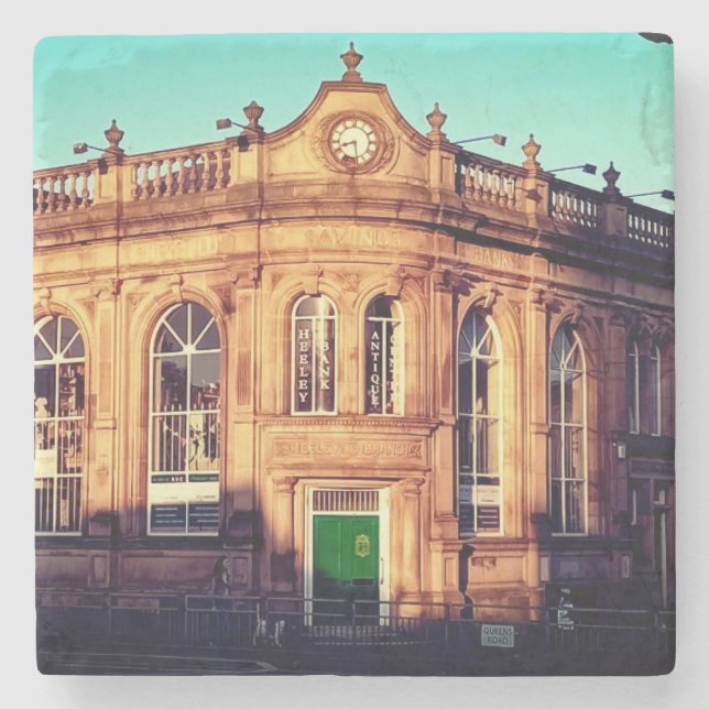 Antiques centre stone coaster (Front)