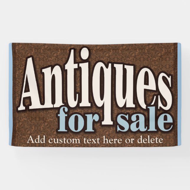 Antiques.Collectibles.Customisable For Sale Sign (Horizontal)