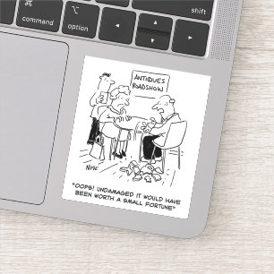 Antiques Expert Drops a Valuable Item