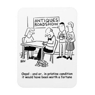 Antiques expert drops a valuable item magnet