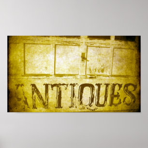 Antiques Poster