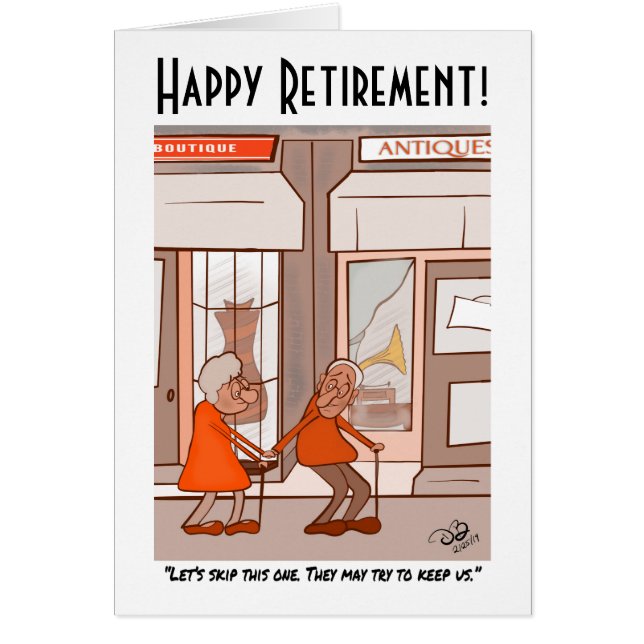 Antiques Standard Retirement Card (Front)