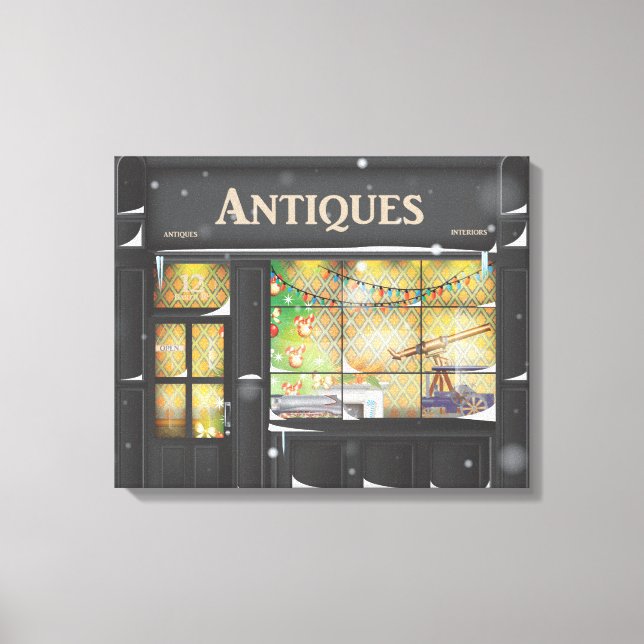 Antiques Store Canvas Print (Front)