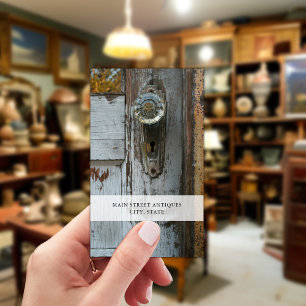 Antiques Store Skeleton Key Business Card