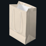 Antiquewhite Ivory Antique White Custom Colour 202 Medium Gift Bag<br><div class="desc">Designed with solid antiquewhite colour,  this is great for weddings,  bridal showers,  baby shower,  bachelorette and more!</div>