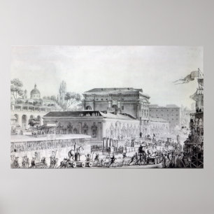 Antiquities found at Herculaneum being Poster