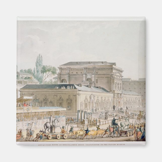 Antiquities found at Herculaneum Magnet (Front)