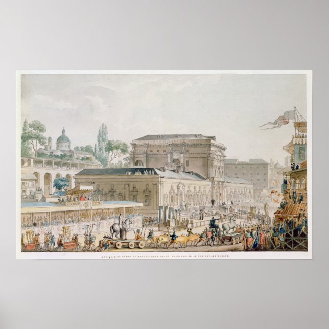 Antiquities found at Herculaneum Poster (Front)