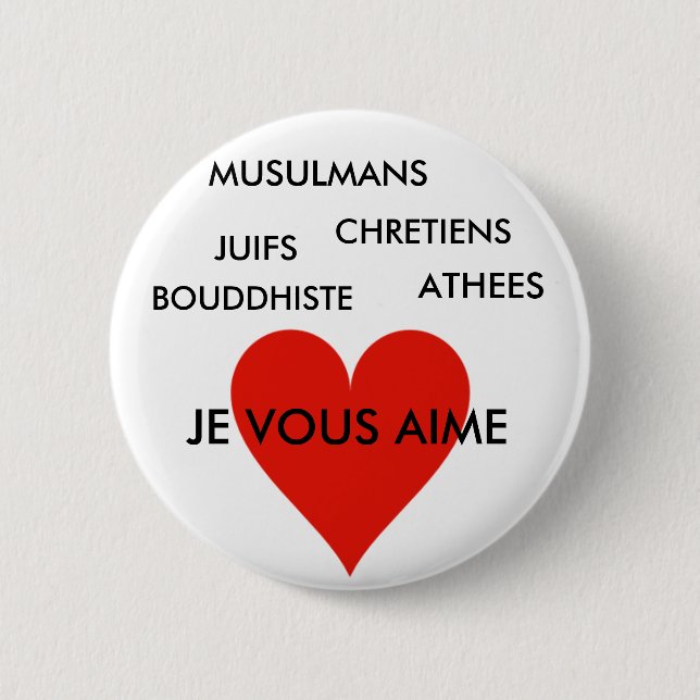 ANTIRACISM swipes in 6 Cm Round Badge (Front)