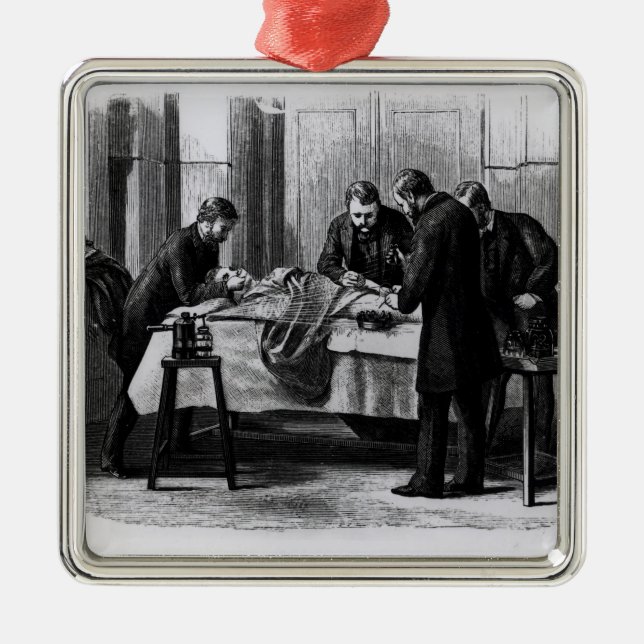 Antiseptic Surgery, 1882 Metal Tree Decoration (Front)