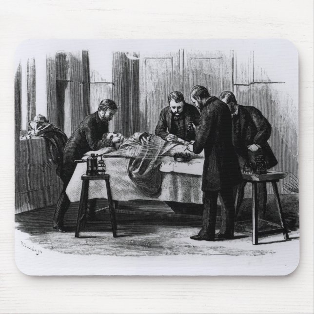 Antiseptic Surgery, 1882 Mouse Mat (Front)