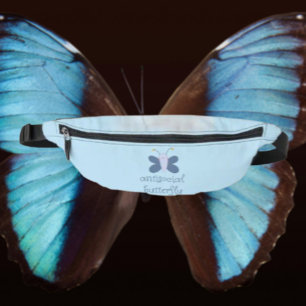Antisocial Butterfly – Blue Butterfly Fanny Pack