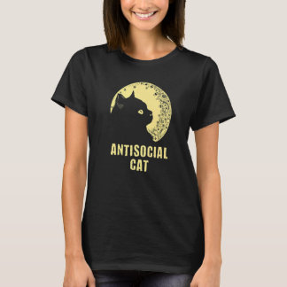 Antisocial Cat  Cat  Humor Kitten Introvert T-Shirt