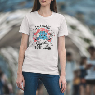 Antisocial Earth Retro Cartoon T-Shirt