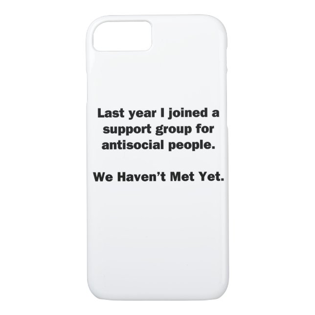 Antisocial Group Case-Mate iPhone Case (Back)