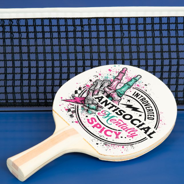 Antisocial Ping Pong Paddle (Insitu)