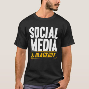 Antisocial Social media blackout Introvert T-Shirt