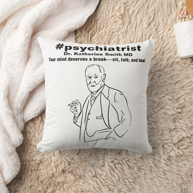 antistress Freud Psychiatry Therapy Clinic Health Cushion (Blanket)