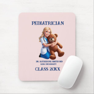 antistress pediatrician teddy bear pink university mouse mat