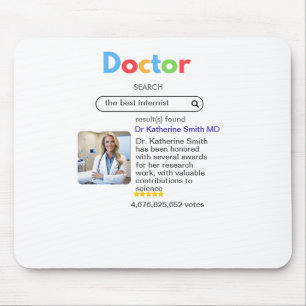 ANTISTRESS PHYSICIAN DOCTOR google INTERNIST Mouse Mat