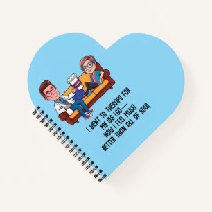 ANTISTRESS psychiatrist THERAPIST doctor Notebook