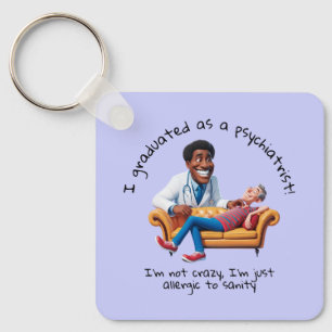 ANTISTRESS psychiatrist THERAPIST therapy Key Ring