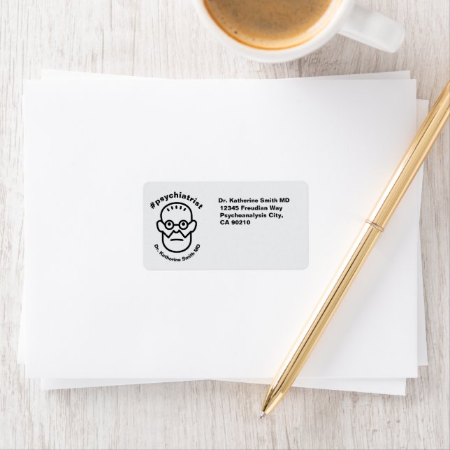 Antistress Psychoanalysis Sigmund Freud Clinic Label (Insitu)