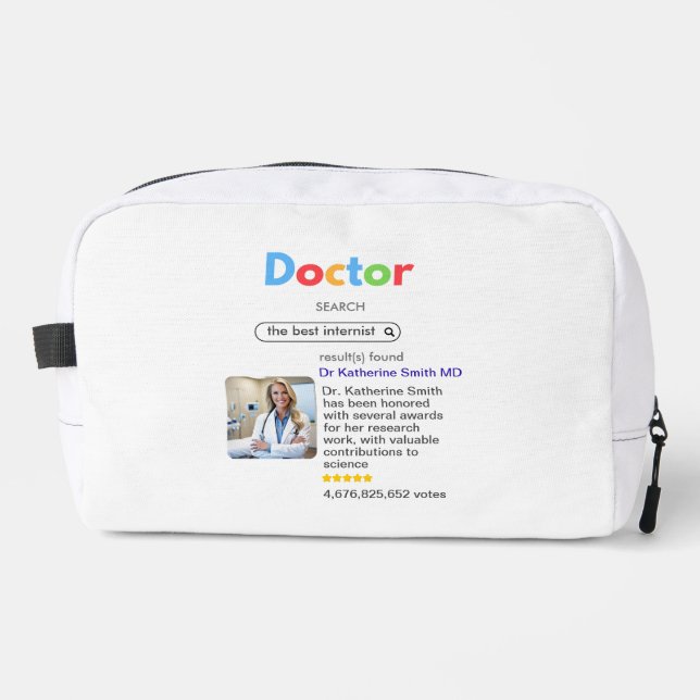 ANTISTRESS search DOCTOR google INTERNIST Dopp Kit (Front)
