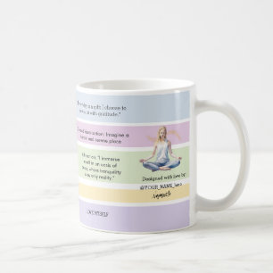 AntiStress Serene Meditation Yoga Chakras relax Coffee Mug