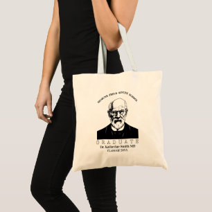 ANTISTRESS  SIGMUND FREUD PSYCHIATRY Graduate Tote Bag