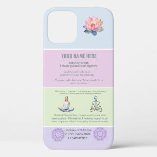 ANTISTRESS STRESS RELAX YOGA MANDALA CALM iPhone 12 CASE