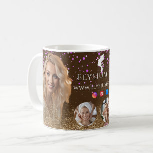 ANTISTRESS Terracotta Gold Spa Beauty social media Coffee Mug