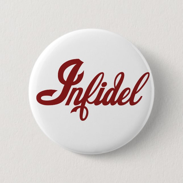 Antitheist 6 Cm Round Badge (Front)