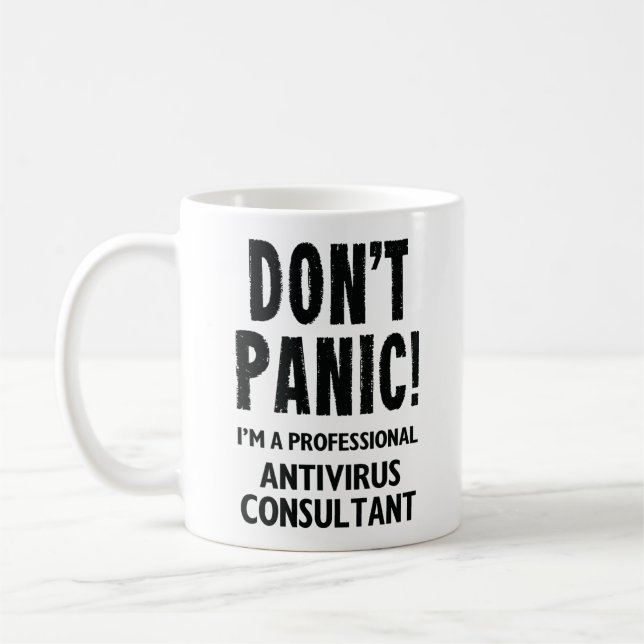 Antivirus Consultant Coffee Mug (Left)