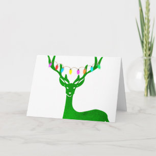 ANTLER LIGHTING Greeting Card