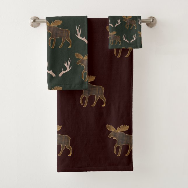 Antler & Moose combo Bath Towel Set (Insitu)
