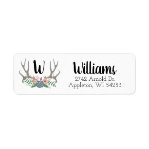 Antler Return Address Label