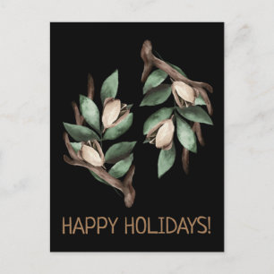 Antler with green branch Postcard