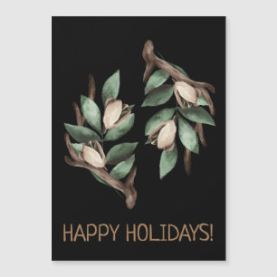 Antler with green branch Postcard