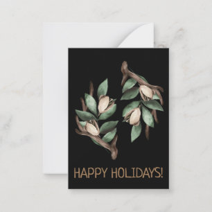 Antler with green branch Postcard